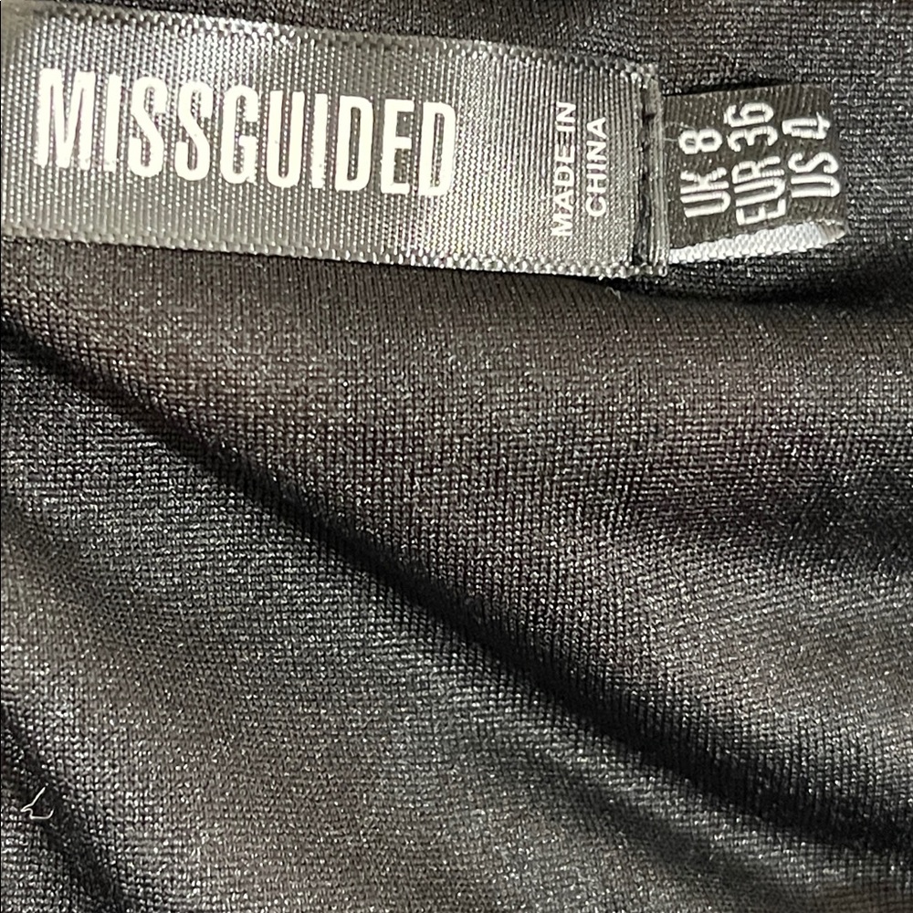 MISSGUIDED Size 4 Black Floral Print Bust Cup Corset Romantic Dress NEW - Picture 8 of 12